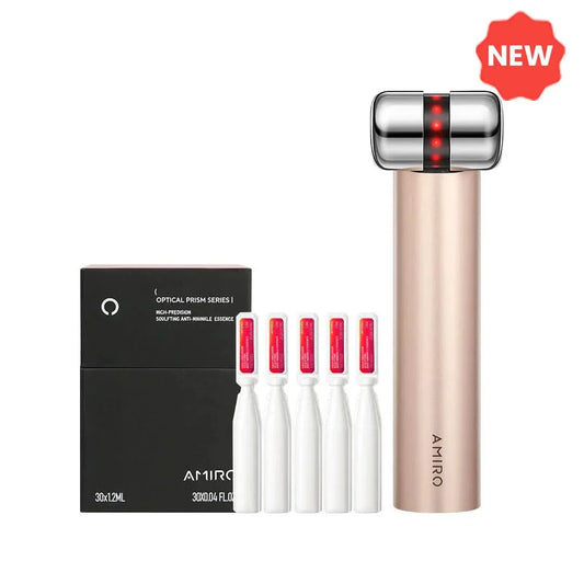 HydraGlow 煥亮水光儀 紅光微電流護理 + PDRN 精華套裝